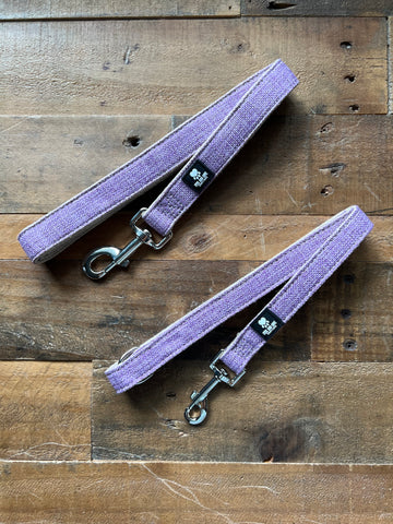 Organic Hemp Dog Leash - Lilac