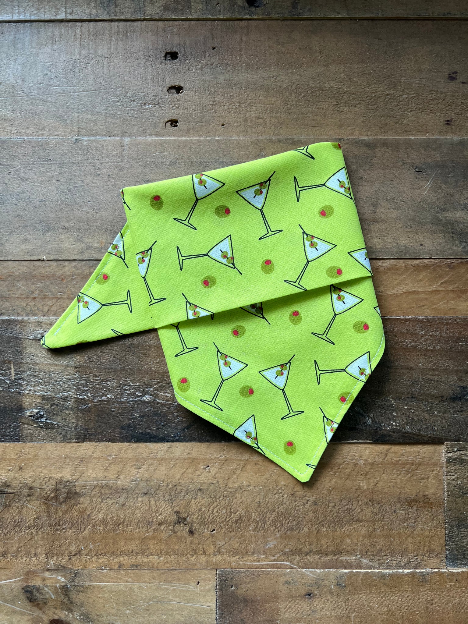 Martini Time Dog Bandana