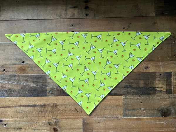 Martini Time Dog Bandana