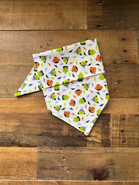 Halloween Mini Monsters Dog Bandana