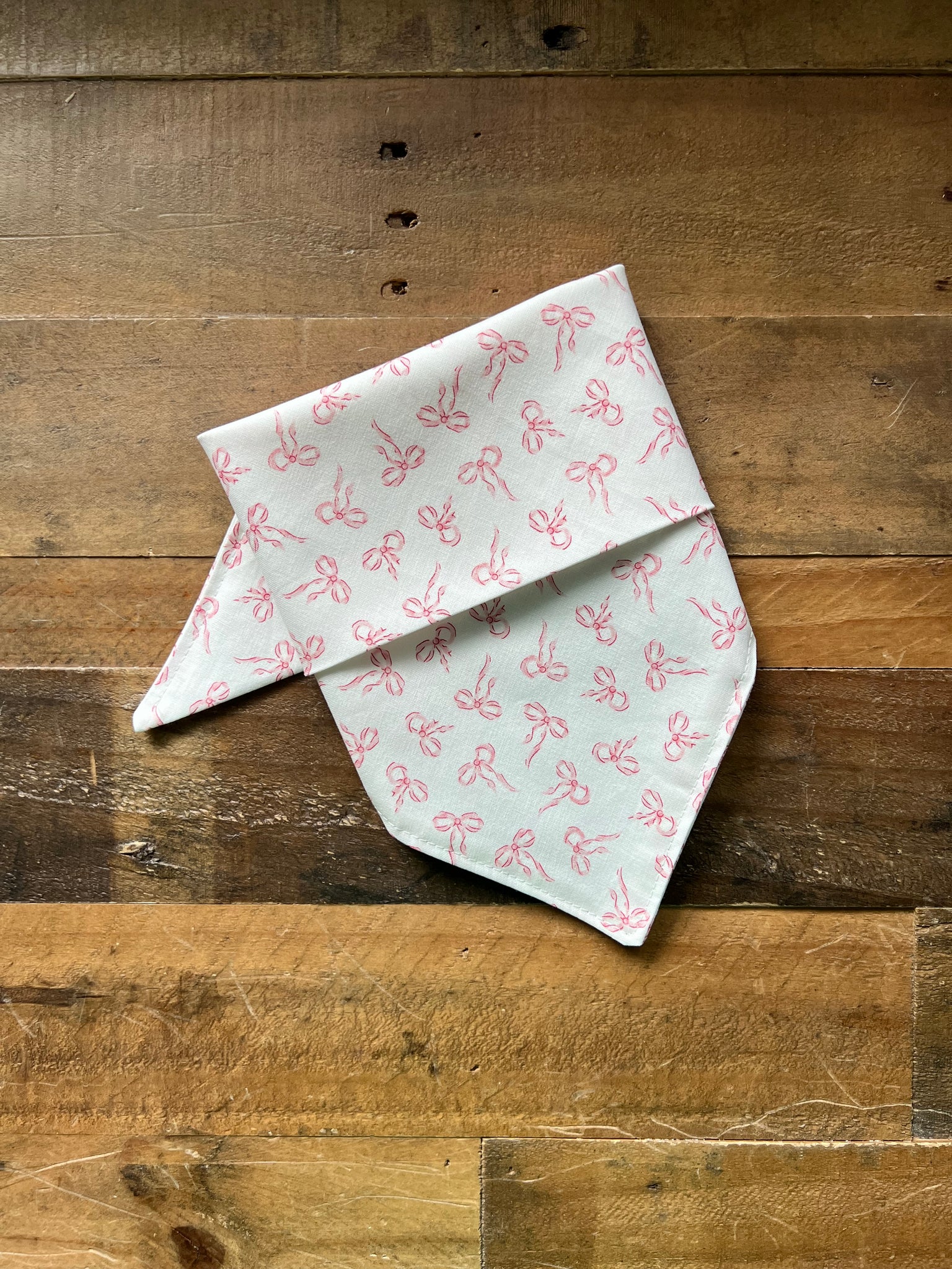 Pink Bows Dog Bandana