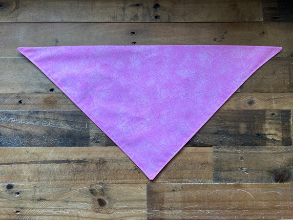 Pink Hearts Dog Bandana