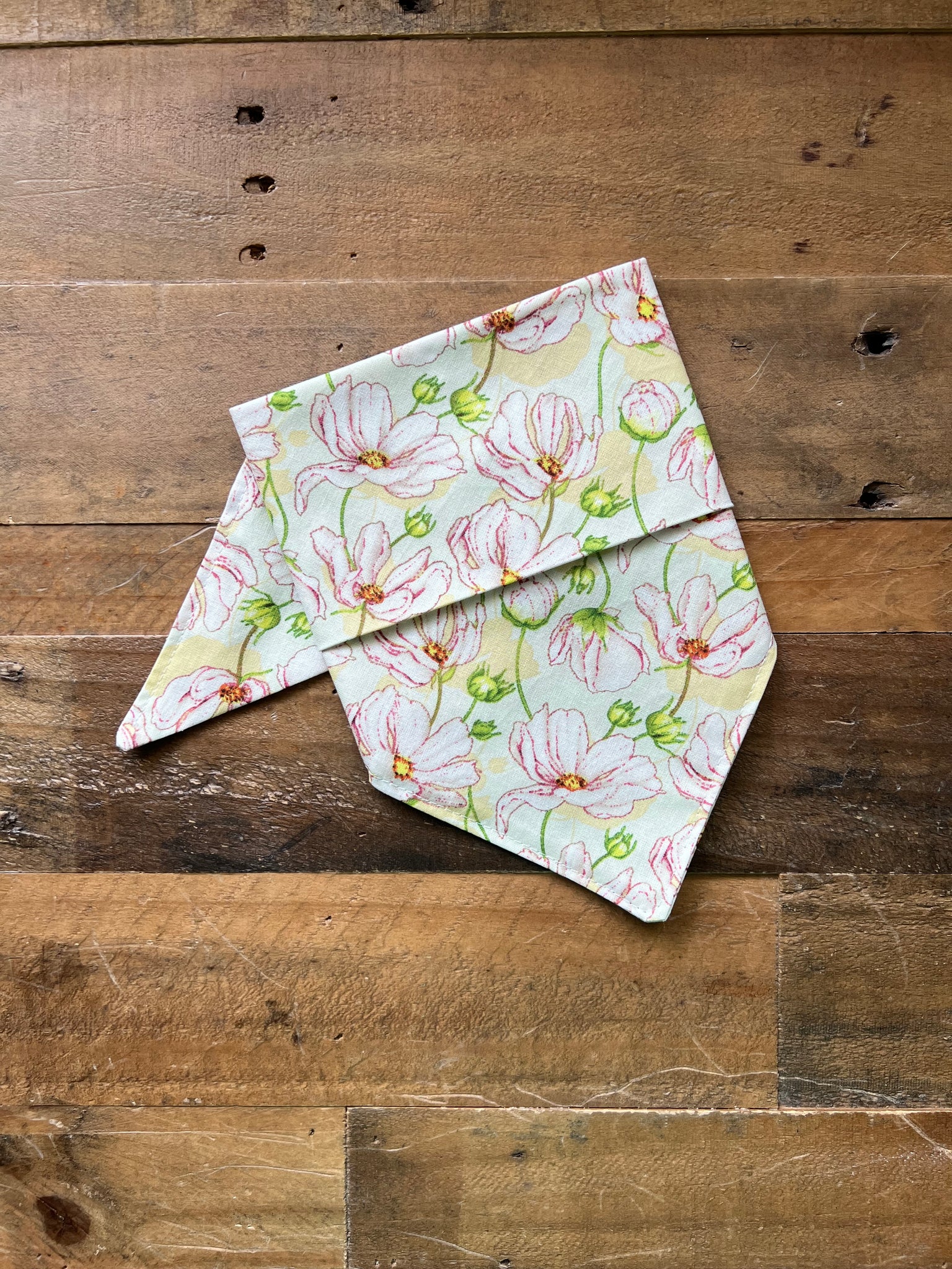 Poppy Flowers Dog Bandana