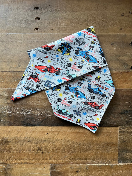 Race Car Dog Bandana