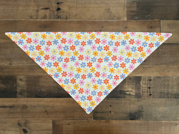 Retro Daisy Dog Bandana