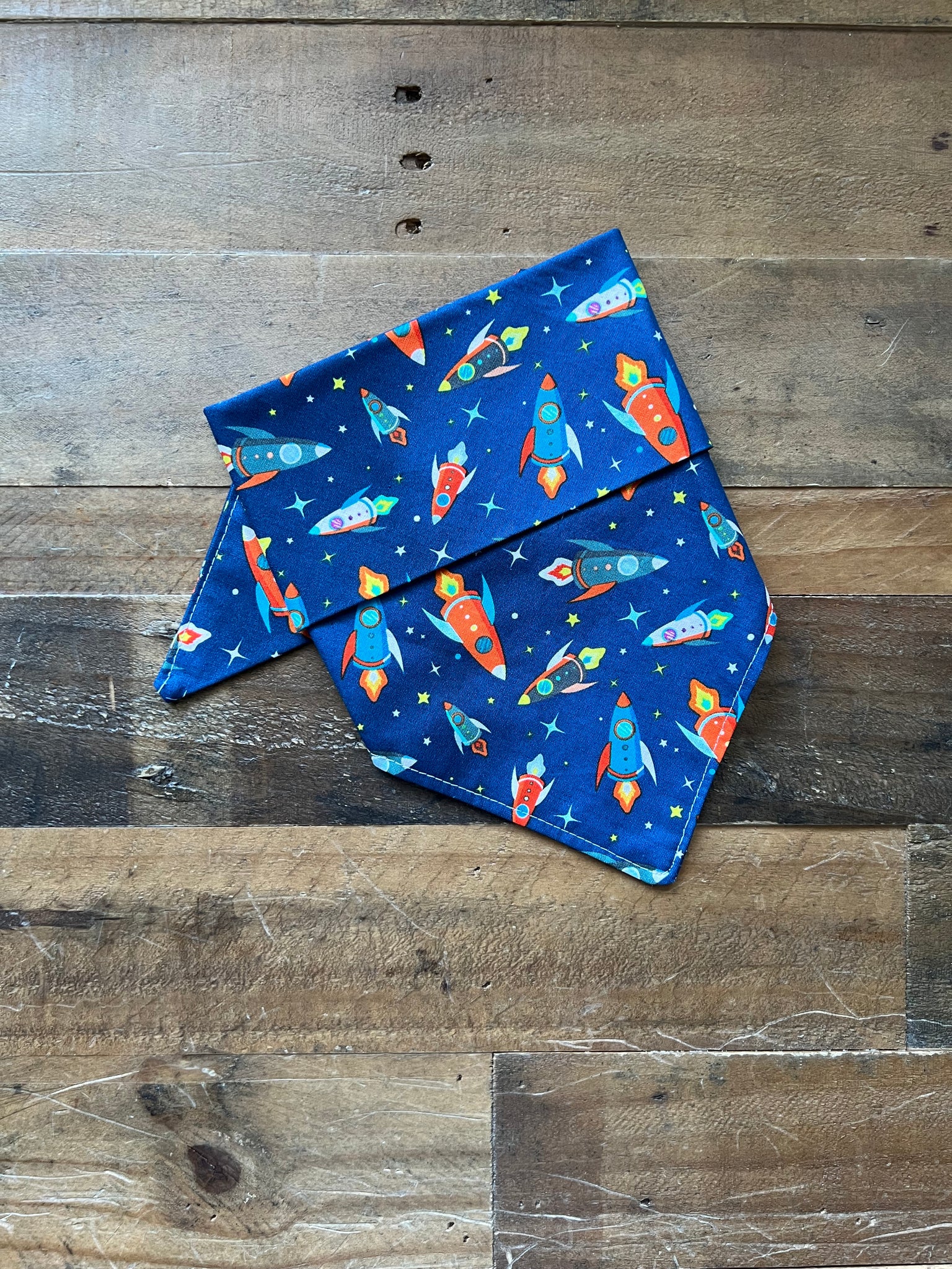 Rocket Ship Dog Bandana