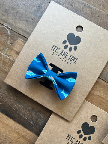 Christmas - Santa Jaws Dog Bow Tie