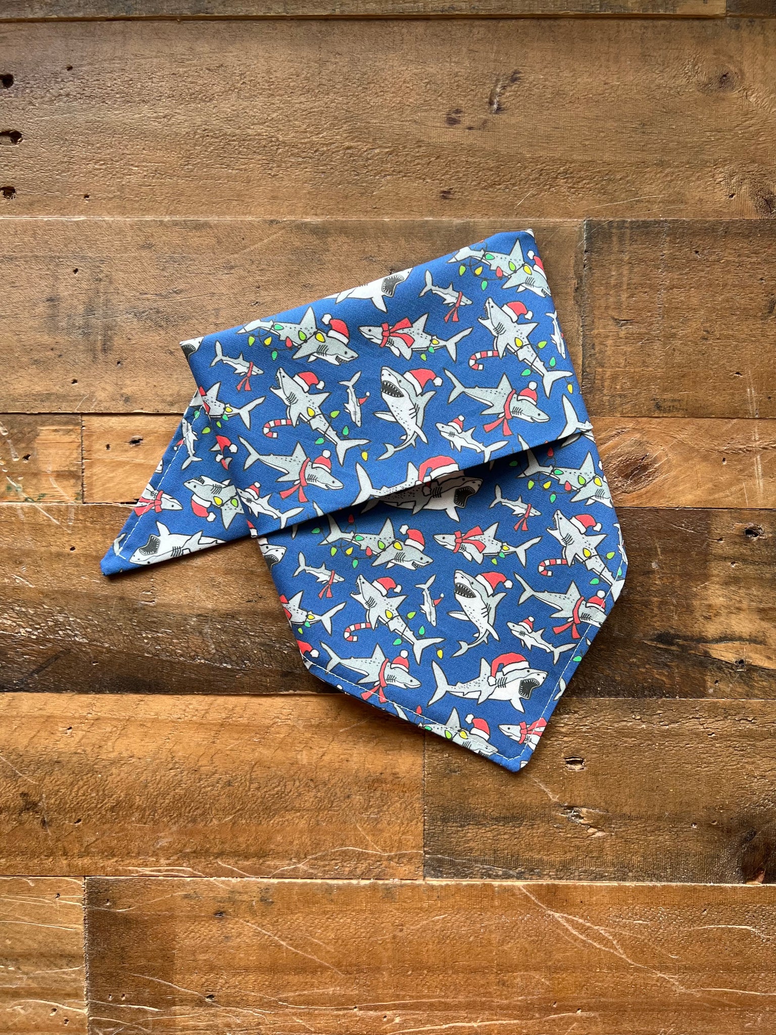 Christmas Santa Jaws Dog Bandana