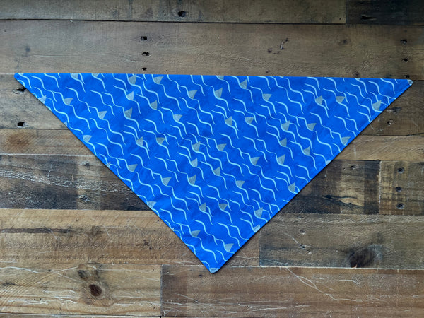 Shark Fins Dog Bandana
