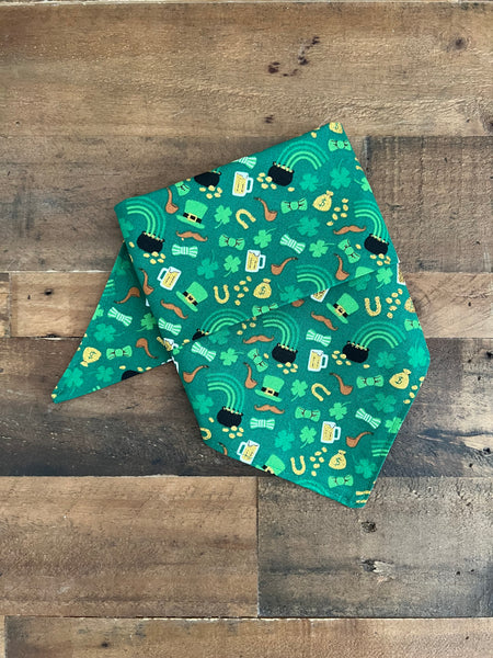 St. Patricks Day Charms Dog Bandana