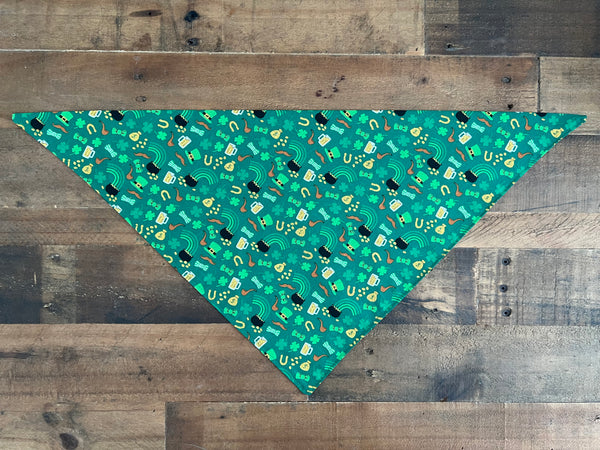 St. Patricks Day Charms Dog Bandana