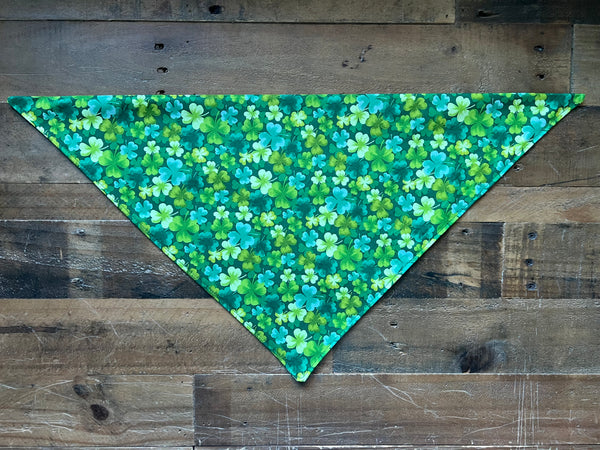 St. Patrick's Day Shamrocks Dog Bandana