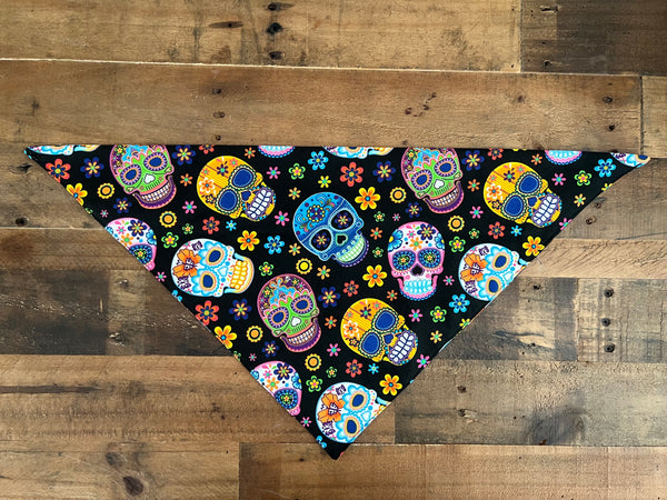 Sugar Skulls Dog Bandana