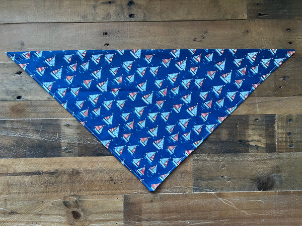 Summer Sailboats Dog Bandana