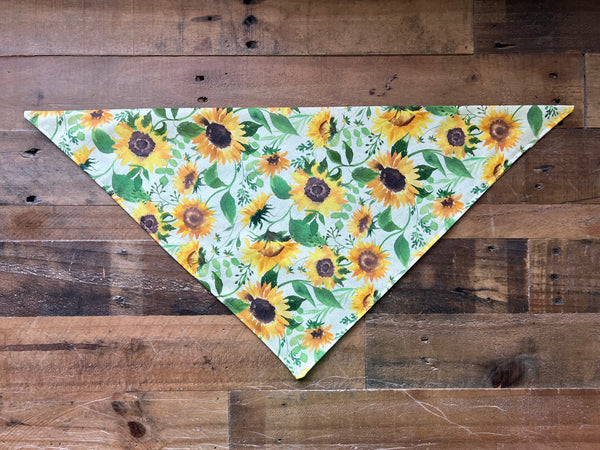 Sunflowers Dog Bandana