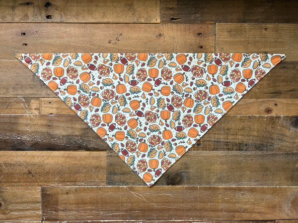 Thanksgiving Feast Dog Bandana