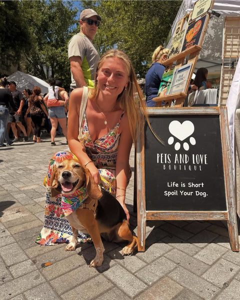 Tropical Palms Dog Bandana
