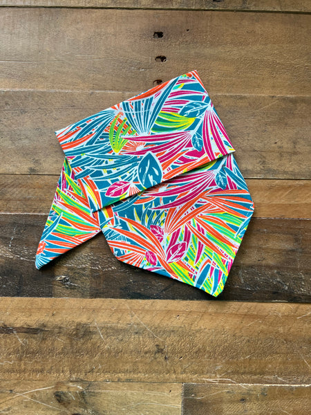 Tropical Palms Dog Bandana