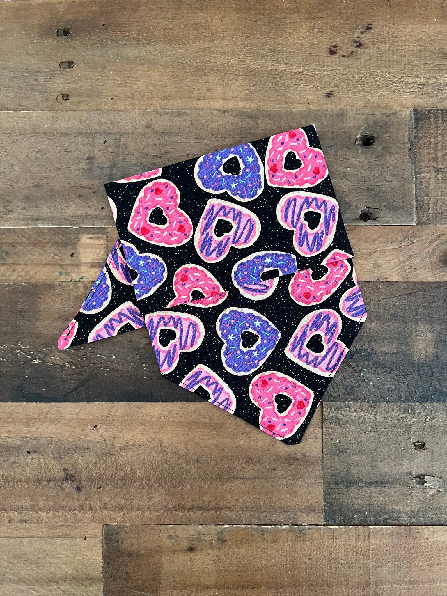 Valentines Donuts Dog Bandana