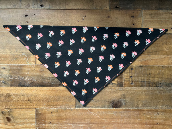 Halloween Western Skulls Dog Bandana