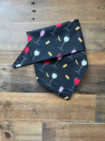 Wine Night Dog Bandana