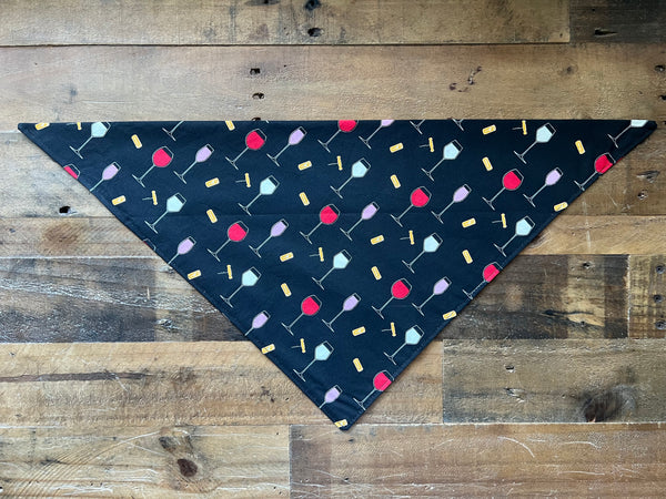 Wine Night Dog Bandana