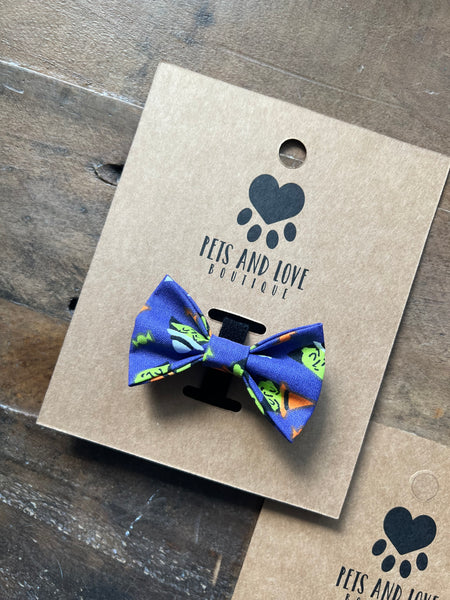 Halloween Witches Pet Bow Tie