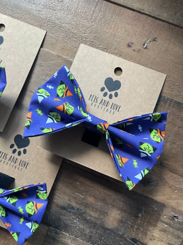 Halloween Witches Pet Bow Tie